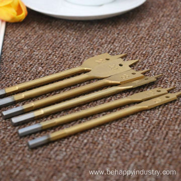 Paddle Flat Wood Boring Drill Bit Gold Colorchic